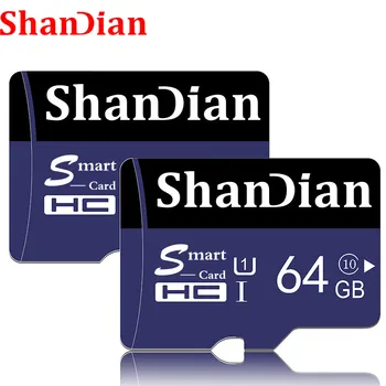 SHANDIAN Paměťové Karty 64GB 128GB carte micro sd kartu C6 Micro sd karty 8GB 16GB 32GB mini TF karet cartao de memoria vysoké rychlosti