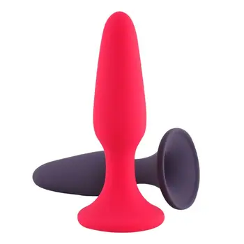 Silikonové Butt Plug Dilatátor s přísavkou Vodotěsné G-spot Stimulátor Prostaty Masér pro Dospělé Sexuální Hračky