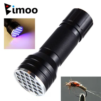 Bimoo 21 Led Fly Vázání UV Vytvrzovací Lampa Svítilna / Světlo pro muškaření Letí Hlavou Epoxidové Vytvrzování Dokončit Nástroj