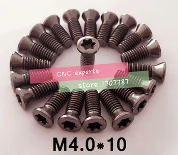 50ks M4.0*10 mm CNC soustruh nástroj náhradní šrouby Torx šrouby