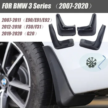 Bahno Klapky Pro BMW 3 Série E90 E91 E92 G20 F30 F31 Auto Blatníky Splash Stráže Zástěrka Auto Blatníky příslušenstv 4 ks 2007-2020