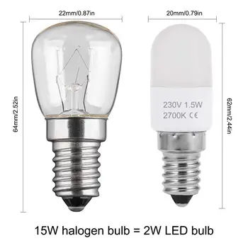 E14 LED Žárovky 1.5 W SES Žárovka Ekvivalent 15W Mini Malý Šroub Žárovky 2700K Teplá/Studená Bílá 150Lm Energy Saver 4Pack