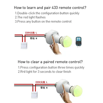 SONOFF Slampher E27 Wifi RF 433MHZ Bezdrátové Dálkové Ovládání Načasování Žárovka Světla objímka Inteligentní práce s Google Domov Alexa Hnízdo