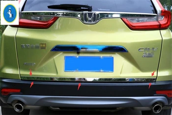 Yimaautotrims Auto Příslušenství Pro Honda CRV CR-V Roce 2017 2018 2019 Nerezové Oceli Zadní Kufr Boot Dolní Lišty Stripe Cover Trim