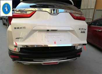 Yimaautotrims Auto Příslušenství Pro Honda CRV CR-V Roce 2017 2018 2019 Nerezové Oceli Zadní Kufr Boot Dolní Lišty Stripe Cover Trim