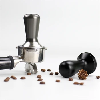 51mm Potravinářské Káva Tamper Dřevěná Rukojeť Barista Espresso Ručně vyráběné z Nerezové Oceli, Základna Pro Příslušenství Delonghi Coffeeware