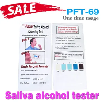 GREENWON Jeden Krok Alkoholu Slin Testovací Proužky/jeden čas slin balónek na jedno použití alkohol tester