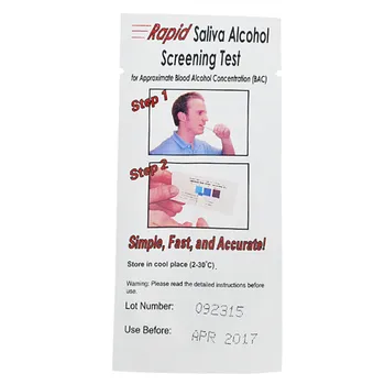 GREENWON Jeden Krok Alkoholu Slin Testovací Proužky/jeden čas slin balónek na jedno použití alkohol tester