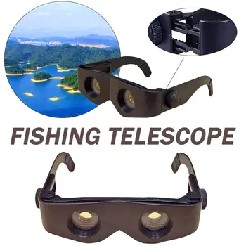 Lehký Dalekohled Brýle Zvětšení 6x Jasné Venkovní Binokulární Dalekohled pro Rybaření Turistika pozorování Ptáků