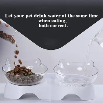 Přenosný Pet Pes Slow Food Miska na Ochranu Žaludku Zdravé Single Misku Automatické Krmítko Cat Psy Chránit Páteř kočičí Žaludek Mísy
