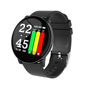 W8 Smartwatch Dip67 Fitness Srdeční Frekvence Spát Trakcer Zpráva Připomenutí Alarm Pessormeter Vodotěsné Silikagel Náramek