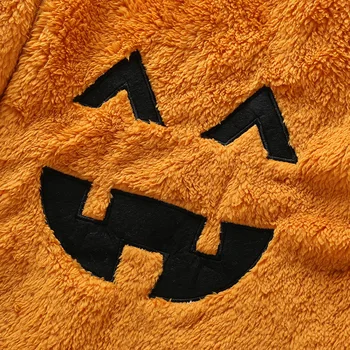 Dítě Halloween Spací Pytel Podzim Zimní Unisex Dětská Móda Karikatura Dýně Tvar Dlouhý Rukáv Ztluštělé Přijímání Přikrývky