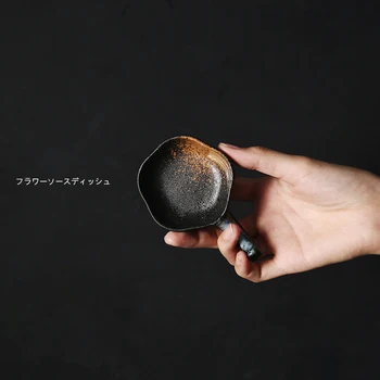 ANTOWALL Retro praktické malé ochutnat jídlo, hůlky držitel olej, sójovou omáčku misky keramické domů Japonské mini jídlo