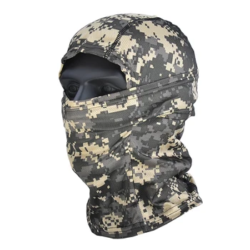 Venkovní Aktivní Maskovací Kukla celoobličejová Maska pro CS Wargame Cyklistika Lov Armáda Helmu Liner Taktické Airsoft Čepice Šátek