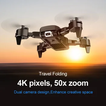 Mini 4k Dron Profesionální Duální Kamera, Wi-fi Fpv Hd Smart Drone Sledovat 20 Minut Drone Rc Quadcopter Venkovní Hračky Nové