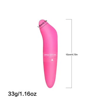 Klitoris masér Mini G-spot Vibrátor Flirting Masturbátor Silný Klitoris Stimulátor Anální Butt Plug Sexuální Hračky pro Ženy