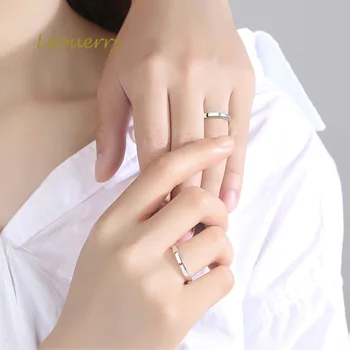 Leouerry Původní Film NE ZHA Pár Prsteny Jednoduchý Elegantní Čínský Mýtus 925 Mincovní Stříbro Prsteny pro Ženy Stříbrné Šperky Dárek