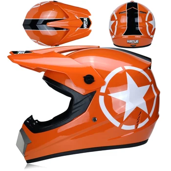 Hot prodej motorcycl helmy, sjezdové helmy, off-road mountain přilba full face závodní helma zdarma ochranné brýle a rukavice