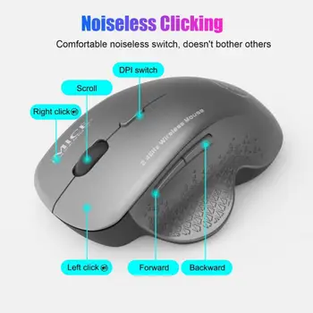 Bezdrátová Myš IMice 6 Profesionální Herní Myš Tlačítek, 1600DPI 2.4 G Optická USB Myš Pro Notebook PC