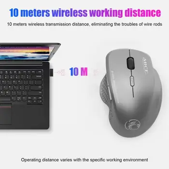 Bezdrátová Myš IMice 6 Profesionální Herní Myš Tlačítek, 1600DPI 2.4 G Optická USB Myš Pro Notebook PC