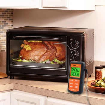 ThermoPro TP06S Modernizované Verze Digitálního Sonda Kuchyň Vaření Potravin, Masa, Teploměr s Časovačem/Teploty Alarm