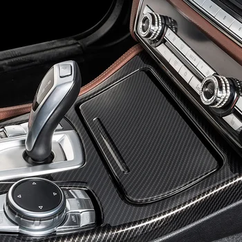 Auto Loketní opěrka Box Chránit Dekorace Samolepky Kryt LHD Interiér Auta Doplňky pro BMW Řady 5 F10 F18 2011-2017