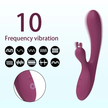 10 Rychlostí, G Spot Vibrátor Sexuální Hračky Pro Ženy, Silikonové Vodotěsné Dildo Vibrátory Měkké Klitoris Hračka Erotiky Pro Dospělé Produkty