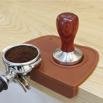 3 Velikosti Kávy Tamper Mat Gumové Nepravidelné Držák na Lisované Prášek Anti-slip Bezpečný Rohu Pad Káva Nástroje, Kuchyňské Doplňky
