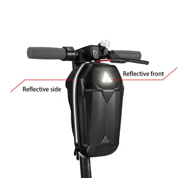 Nepromokavé EVA Hard Shell Taška Elektrický Skútr Přední Visí Skladování Taška Přední Reflexní Noc Bezpečnostní Upozornění Pack pro Xiaomi M365