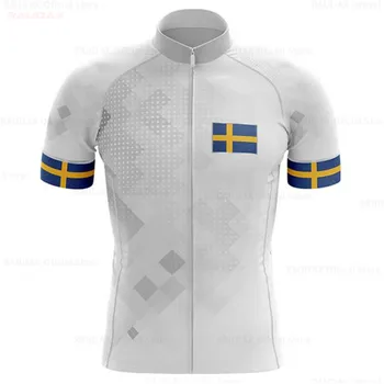 2020 Švédsko Pánské Cyklistický Dres Pro Team Letní Cyklistické Oblečení, Rychlé Sušení, Závodní Sport, Košile Mtb Cyklistické Dresy Jednotné