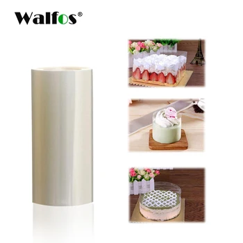WALFOS 10m Dlouhý Průhledný Čirý PET Plastu v Pořádku Dort Okraji Balicí Dort Nástrojů Pečení Dort DIY Domácí A Kuchyňské Doplňky