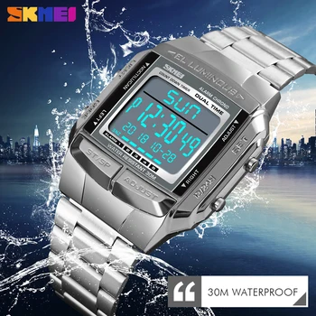Pánské Hodinky SKMEI Sportovní Vojenské LED Digitální Hodiny Top Značky Luxusní Elektronické Vodotěsné Muž Náramkové hodinky Relogio Masculino