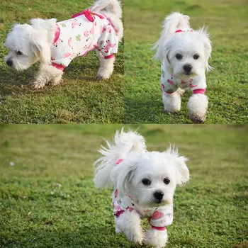 Roztomilé Malé Psy, Pyžama Pro Psy Pet Kočka Pes Oblečení Kombinéza Pyžamo pro Psy, Kočky, Super Měkké Teplé Štěně