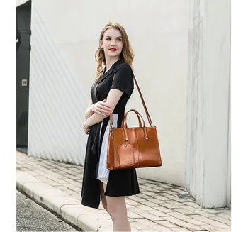 Luxusní Kabelky Ženy, Tašky Značkové Vintage Tote Bag Dámská Kožená Velká Kapacita Messenger Tašky Přes Rameno Bolso Mujer 2020 C1415