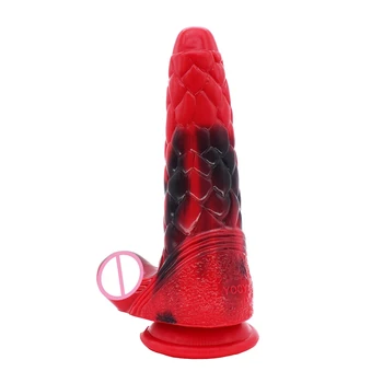 NUUN zvíře nosorožce dildo tekuté silikonové zvířat penis velký testic konečníku expandovat masér váhy anální kolík fetish sex hračky, sex shop