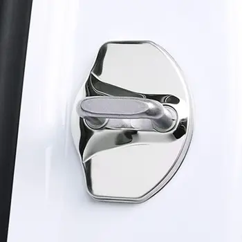 4KS 3D Auto Door Lock Spony krytu Pro tesla model 3 model X Auto Samolepky, Auto Příslušenství