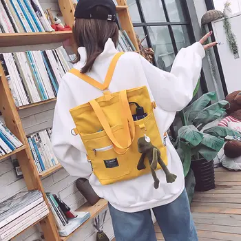 Korejské Mini Student Taška Femme Ležérní Tašky Přes Rameno Kvalitní Plátno Tašky Přes Rameno Ležérní Velké Velikosti Cestovní Tašky