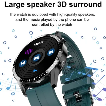2020 Inteligentní Hodinky Muži Volání Bluetooth Music Vodotěsné Sport Fitness Tracker Heart rate Podnikání Smartwatch PK Huawei Watch GT2
