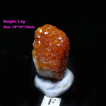 Přírodní Kámen Granát Minerální Krystal Exemplář z Yunxiao Fujian Province,Čína A1-5