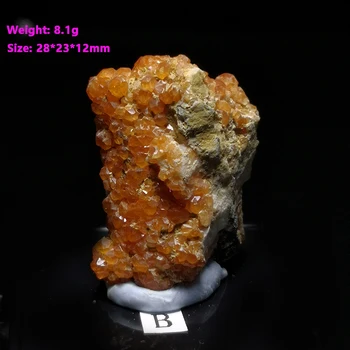 Přírodní Kámen Granát Minerální Krystal Exemplář z Yunxiao Fujian Province,Čína A1-5