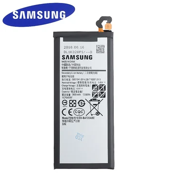 Originální Baterie Samsung EB-BA720ABE Pro Samsung GALAXY A7 2017 Verze A720 SM-A720 Originální Náhradní Telefon Baterie 3600mAh