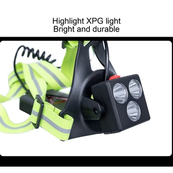 Dobíjecí Nastavitelný Hrudní Běžící LED Světlo pro Běžce, Běžce Reflexní 24BD