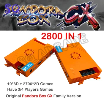2021 Nová Pandořina Skříňka CX2800 Wired Gamepad a Bezdrátový Gamepad Nastavit Usb připojit joypad Můžete uložit hra má 3D tekken, Mortal Kombat