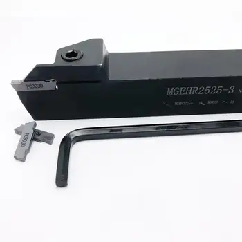 1 kus MGEHR2525-3 vnější drážkou držák nástrojů + 10 kusů MGMN300 M PC9030 karbidu kovu MGEHR 2525 soustruh nástroj