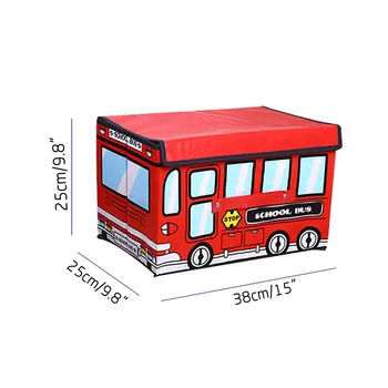 40# dětská Hračka Úložný Box Děti Úložný Box Kreativní Karikatura Úložný Box Zboží pro Domácnost Skladování Stolička Skládací