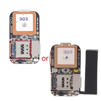 Nové 1 Ks Super Mini Velikost GPS Tracker GSM AGPS Wifi LBS Locator Free Web APP Sledování Hlasový Záznamník ZX303 plošný spoj Uvnitř
