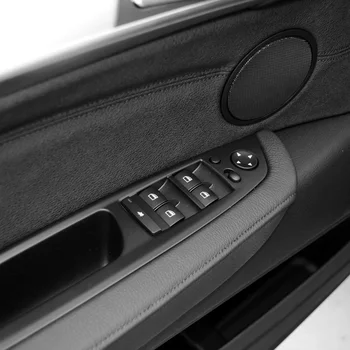 VODOOL Auto na Straně Řidiče Dveří, Vnitřní Madlo Krycí Panel pro BMW X5 E70 X6 E71 Levé Přední Okno Přepnout Panel, Rámu Příslušenství