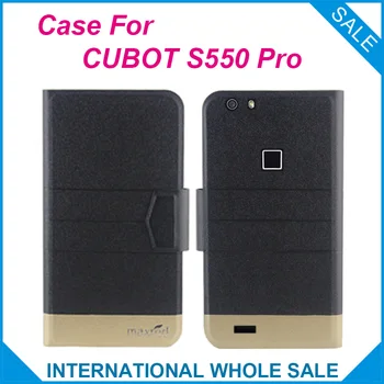 Originál! CUBOT S550 Pro Případ, 5 Barev, Módní Luxusní Ultra-tenký Flip Kožené Ochranné pouzdro pro CUBOT S550 Pro Telefon Případě