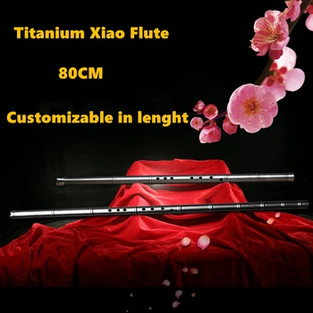 Titan Kovové Flétna Xiao 80cm G/F Klíč Flétna Xiao ne dizi vertikální Flétna Profesionální Kovové Flauta Xiao sebeobrany Zbraň