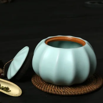 Keramické konvice na čaj, s krytem, těsnění, keramický prášek plechovky, teacaddy, čaj sklenice, malé porcelánové nádoby, Skladovací nádrže, teaset, velkoobchod~
